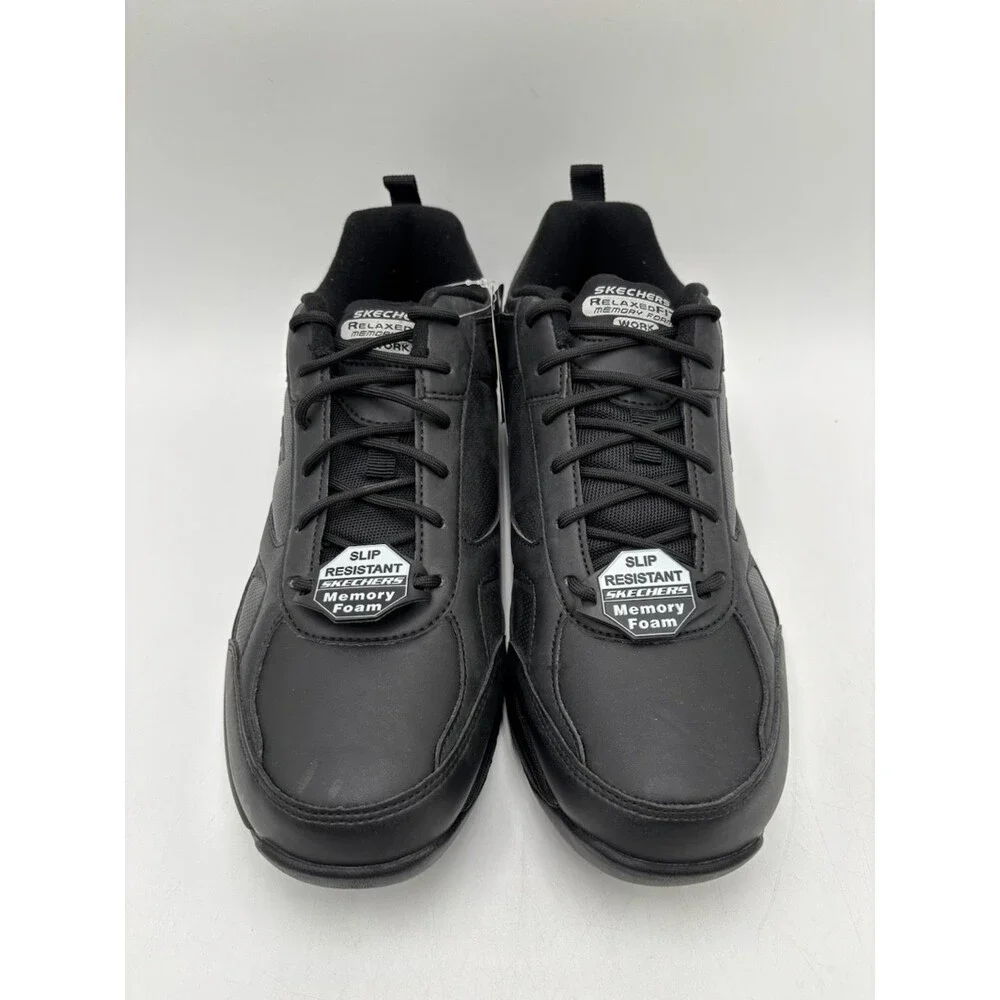 Skechers 77111 DIGHTON Men's NEW Slip-Resistant EH Work Shoes Black US Size 10